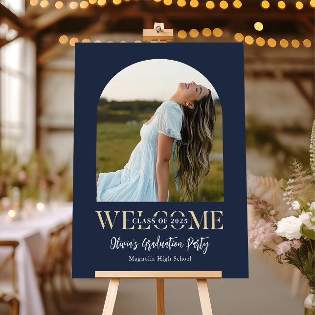 Modern Photo Arch Graduation Welcome Sign (Creator Uploaded)