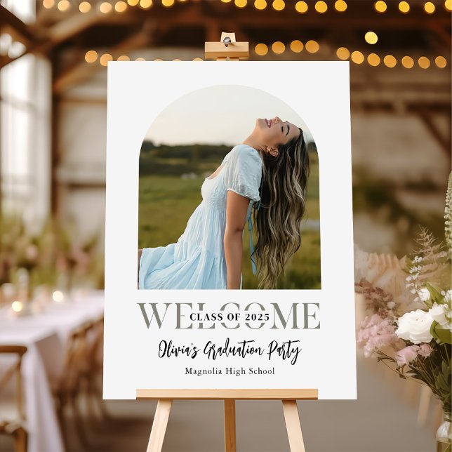Modern Photo Arch Graduation Welcome Sign (Creator Uploaded)