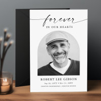 Modern Photo Bereavement Sympathy Funeral Memorial