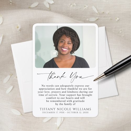 Modern Photo Bereavement Sympathy Funeral Photo