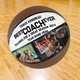 Modern Photo Best Coach Basketball Personalize