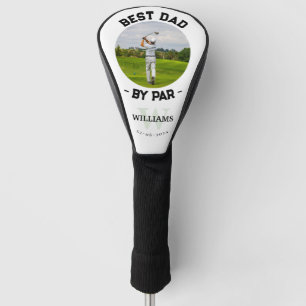 Modern Photo Best Dad By Par Golf Head Cover