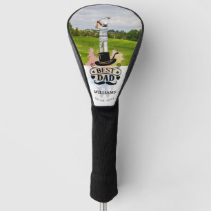 Modern Photo Best Dad By Par Golf Head Cover