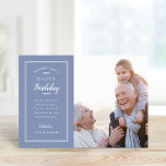 Modern Photo Birthday Card for Grandma<br><div class="desc">Affordable custom printed birthday photo cards. This trendy design features modern typography personalized with your custom message and photo. Inside has space to add another photo and more text if needed. Use the design tools to customize text fonts and colors to create a unique one of a kind birthday photo...</div>