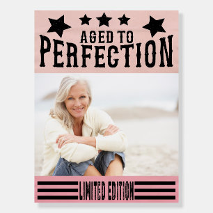 Modern Photo Birthday Party Welcome Foam Board