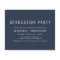 Modern Photo Blue Graduation Party Invitation