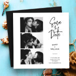 Modern photo booth save the date wedding magnet<br><div class="desc">Looking for a contemporary and elegant way to wedding save the date for your wedding? Look no further than our modern and stylish photo booth strip wedding save the date wedding card invitation! Featuring a beautiful watercolor design and delicate brush script calligraphy, our cards are the perfect balance of neutral...</div>