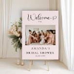 Modern, Photo Bridal Shower Foam Board<br><div class="desc">Modern,  photo Bridal Shower foam board.Personalized in minutes. Add your data and you can select the font,  color,  size and position individually by clicking "Personalize more".</div>