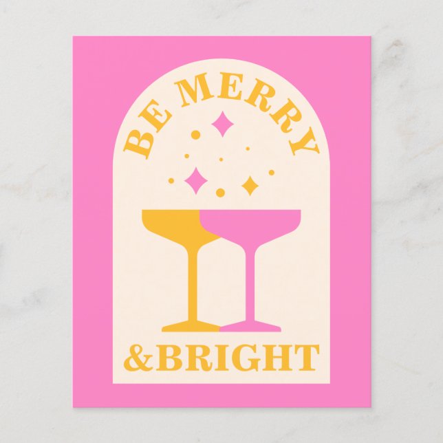 Modern, photo , bright colors Christmas card  (Front)