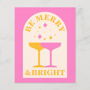 Modern, photo , bright colors Christmas card 