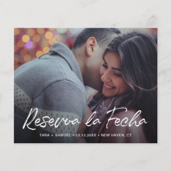 Modern Photo Budget Spanish Wedding Save The Date Flyer by LeRendezvous at Zazzle