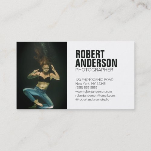 Modern Photo Business Card For Photographers