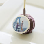 Modern Photo Cake Pop Favor for Shower or Wedding<br><div class="desc">This simple,  modern engagement or wedding cake pop features one photo that can be easily personalized to reflect your special event.</div>