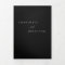 Modern Photo Calligraphy All in One Black Wedding