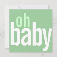 Modern Photo Card Birth Announcements