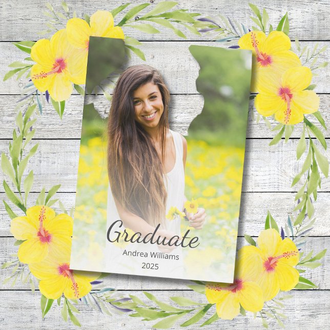 Modern Photo Class of 2025 Graduation Announcement (Creator Uploaded)