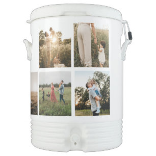 Modern Photo Collage Beverage Cooler