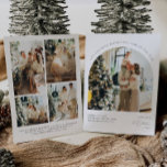 Modern Photo Collage Christmas Card<br><div class="desc">Spread holiday cheer with our minimalist photo Christmas card! This clean and contemporary design lets your cherished photos take center stage. Create a personalized greeting for your loved ones with ease, and share your warmest wishes in style. With its simple and modern layout, this card is the perfect way to...</div>