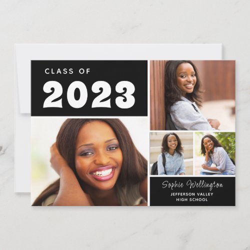 Modern Photo Collage Class of 2023 Graduation