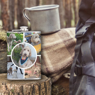 Modern Photo Collage Flask