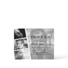 Modern Photo Collage Funeral Thank You Card