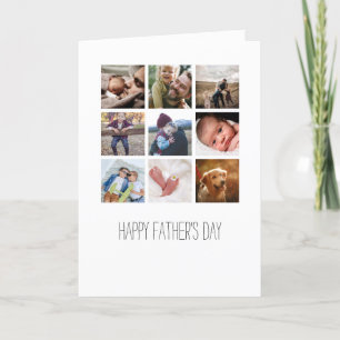 Modern Photo Collage   Happy Father's Day Holiday