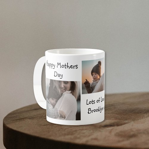 Modern Photo collage  Happy Mothers Day Coffee Mug