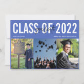 Modern Photo Collage High School Graduation Announcement (Front)