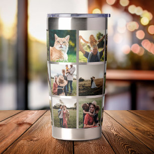 Modern Photo Collage Insulated Tumbler