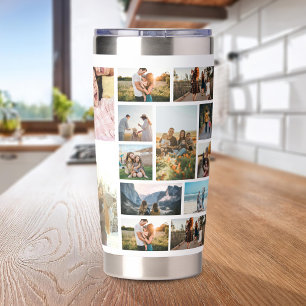 Modern Photo Collage Insulated Tumbler