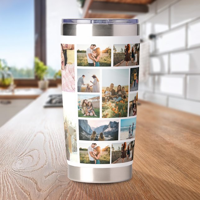 Modern Photo Collage Insulated Tumbler (Creator Uploaded)