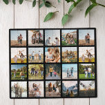 Modern Photo Collage Jigsaw Puzzle<br><div class="desc">Create your own personalized photo collage puzzle featuring 20 of your favorite photos.</div>