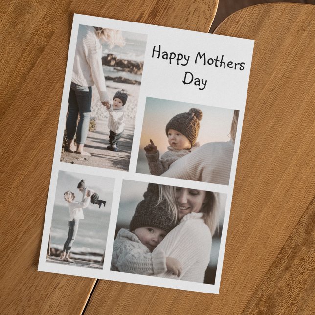 Modern Photo collage | Mothers Day Holiday Card (Creator Uploaded)