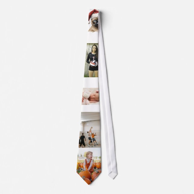 Modern Photo Collage Neck Tie (Front)