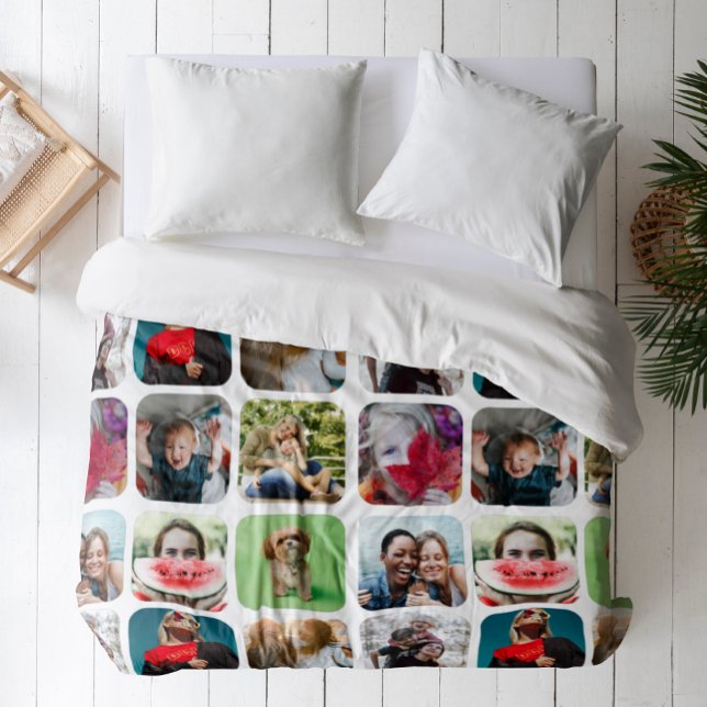 Modern Photo Collage pattern Duvet Cover (Creator Uploaded)