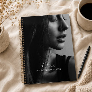 Modern Photo Collage Personalized Sketchbook Planner