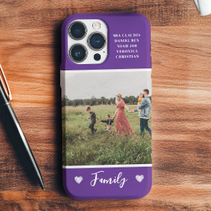 Modern Photo Colorful Purple iPhone 16 Case