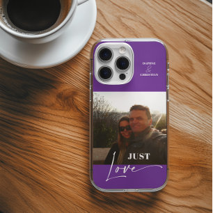 Modern Photo Colorful Purple iPhone 16 Case
