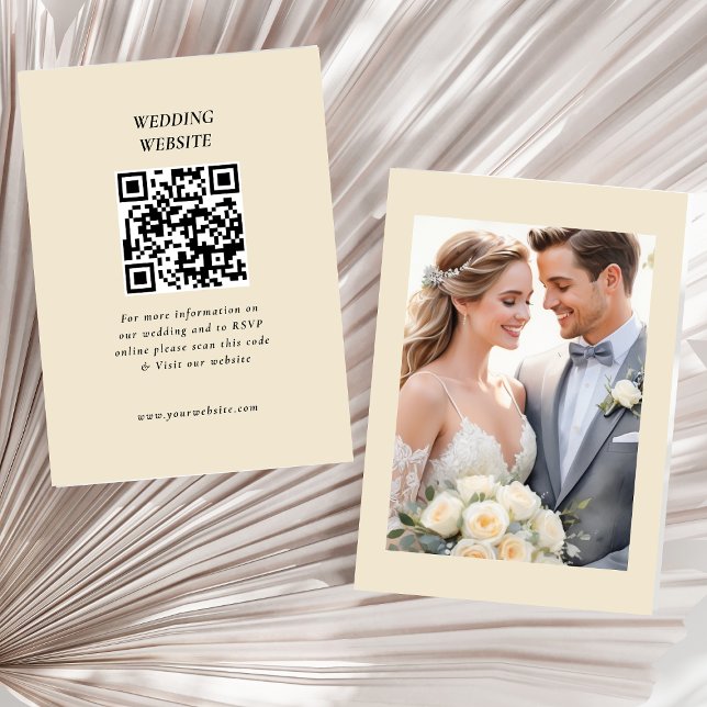 Modern Photo Custom QR code| RSVP | Website |  (Creator Uploaded)