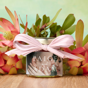 Modern Photo Editorial Wedding Honey Jar Favors