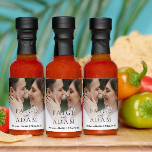 Modern Photo Editorial Wedding Hot Sauces