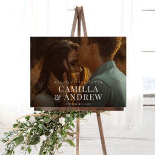 Custom Wedding Foam Board Poster Sign – Voila Print Inc