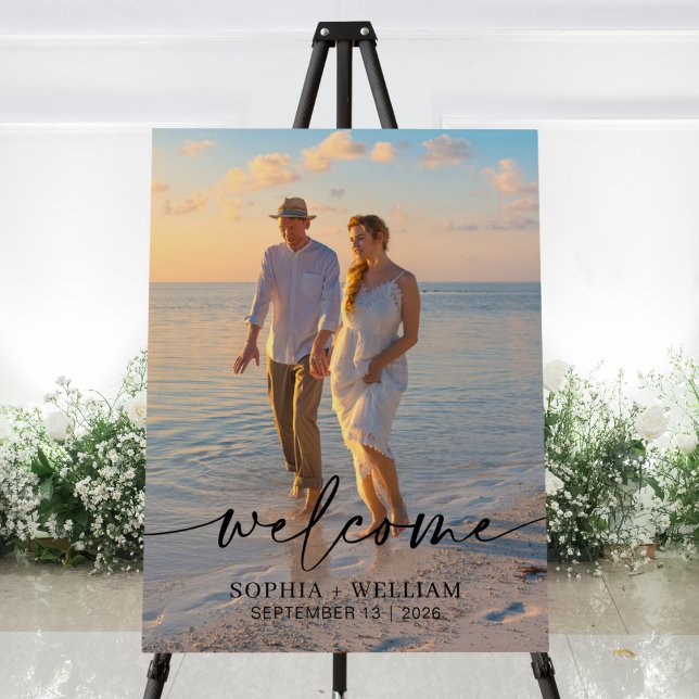 Modern Photo Elegant Wedding Poster (Creator Uploaded)