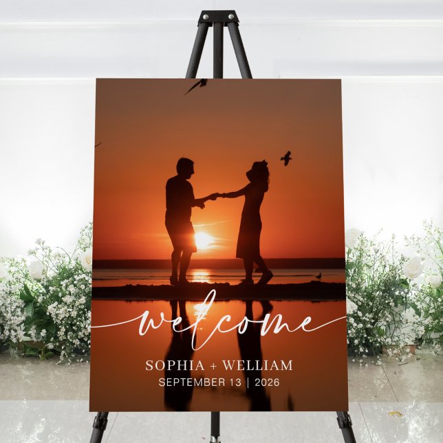 Modern Photo Elegant Wedding Poster (Creator Uploaded)