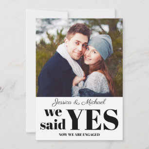 Modern Photo Engagement Announcement