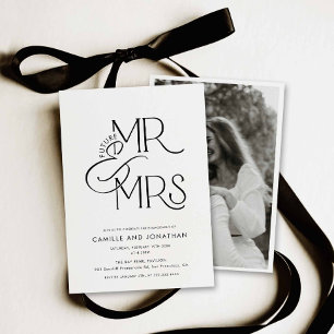 Modern Photo Engagement Invitation