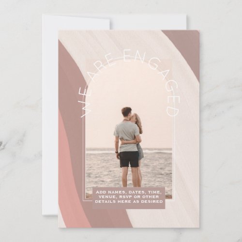 MODERN PHOTO ENGAGEMENT INVITE _ Mixed Colors