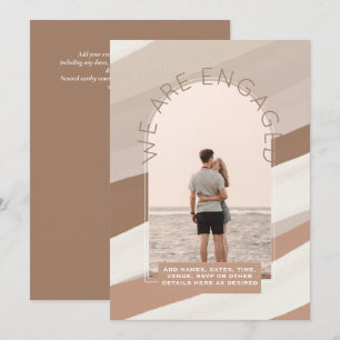 MODERN PHOTO ENGAGEMENT INVITE - Mixed Colors