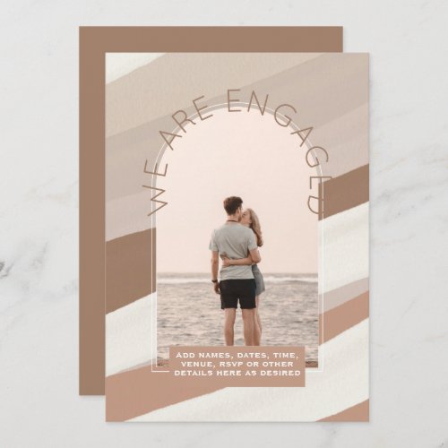 MODERN PHOTO ENGAGEMENT INVITE _ Mixed Colors