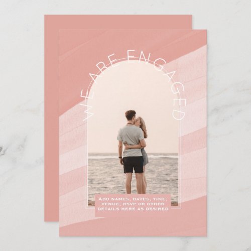 MODERN PHOTO ENGAGEMENT INVITE _ Mixed Colors